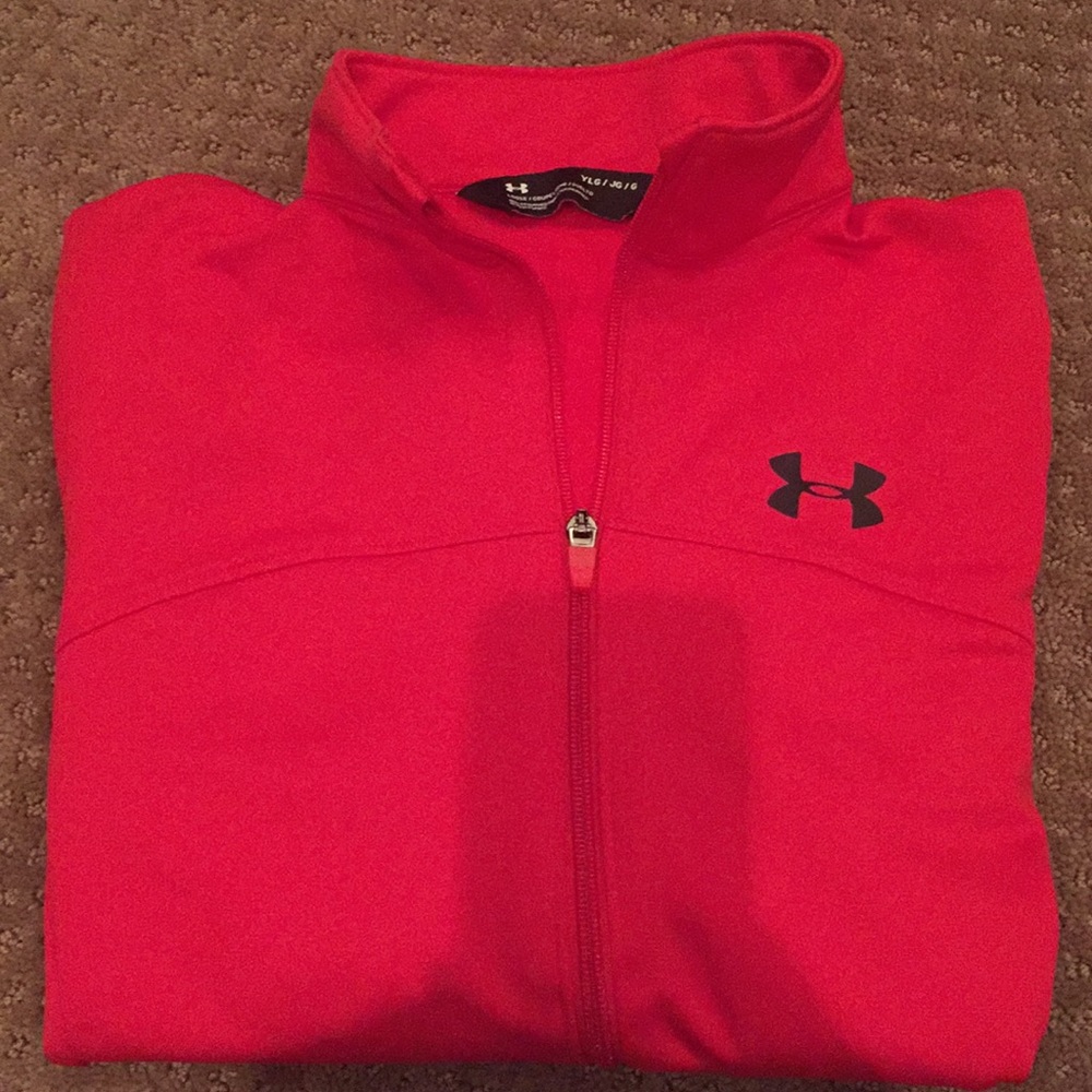 Under Armour zip up jacket, never worn, like new!